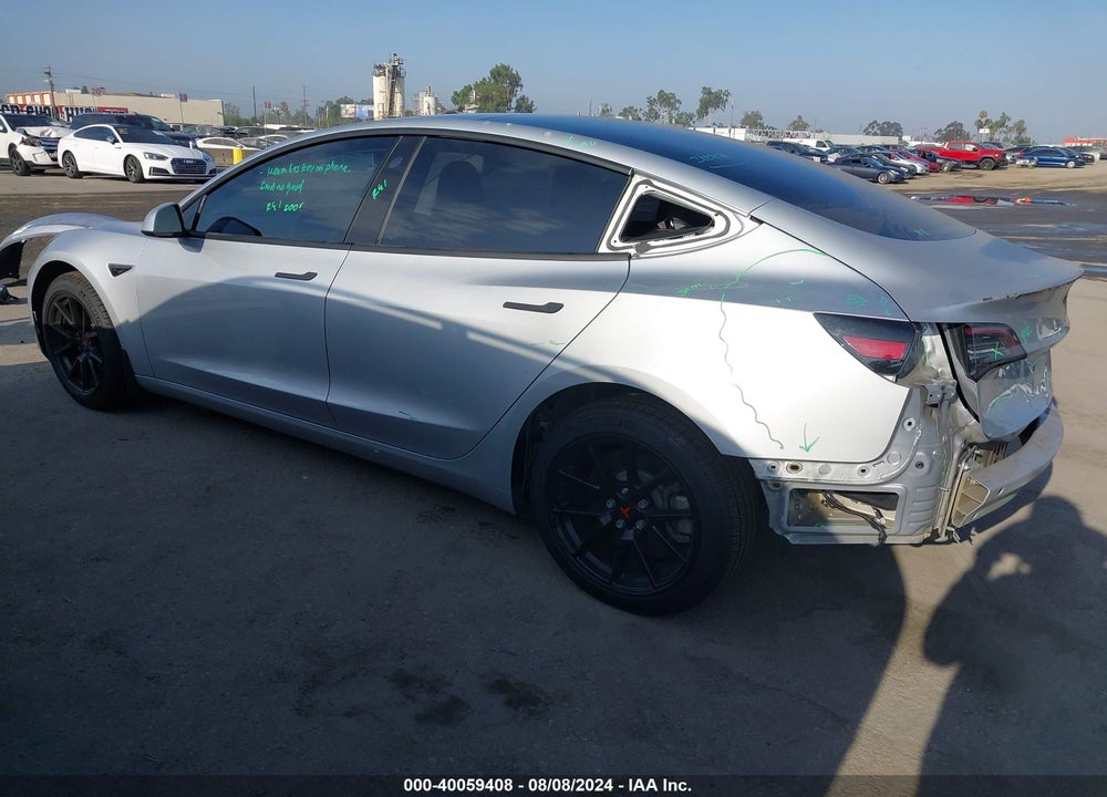2018 TESLA MODEL 3 LONG RANGE/MID RANGE VIN: 5YJ3E1EA7JF077277