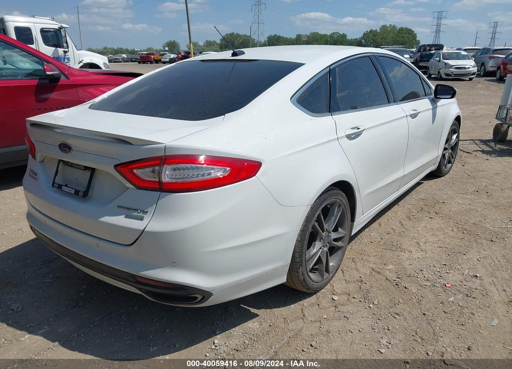 2013 FORD FUSION TITANIUM VIN: 3FA6P0K98DR289108