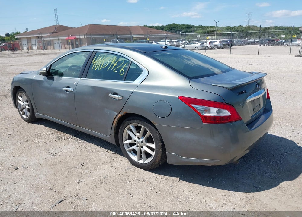2009 NISSAN MAXIMA 3.5 SV VIN: 1N4AA51EX9C860529