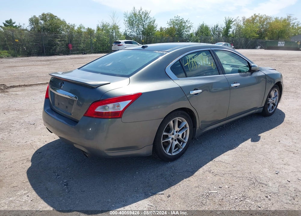 2009 NISSAN MAXIMA 3.5 SV VIN: 1N4AA51EX9C860529