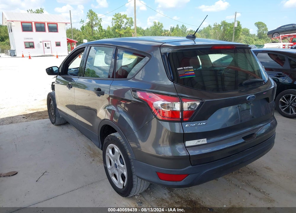 2017 FORD ESCAPE S VIN: 1FMCU0F72HUA99264