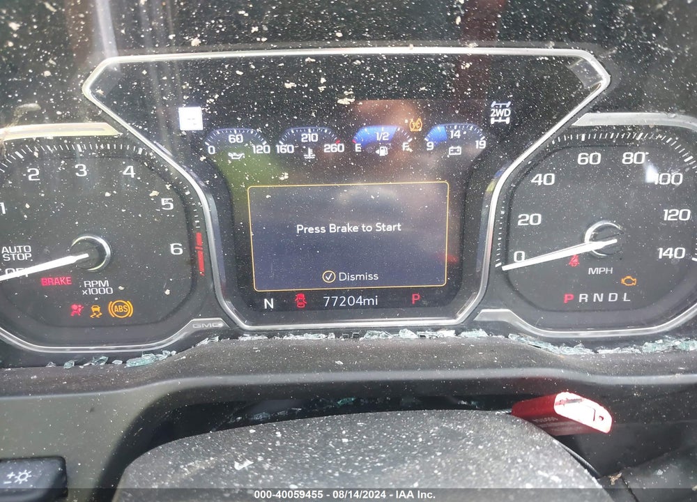 2019 GMC SIERRA 1500 DENALI VIN: 1GTU9FEL0KZ357254