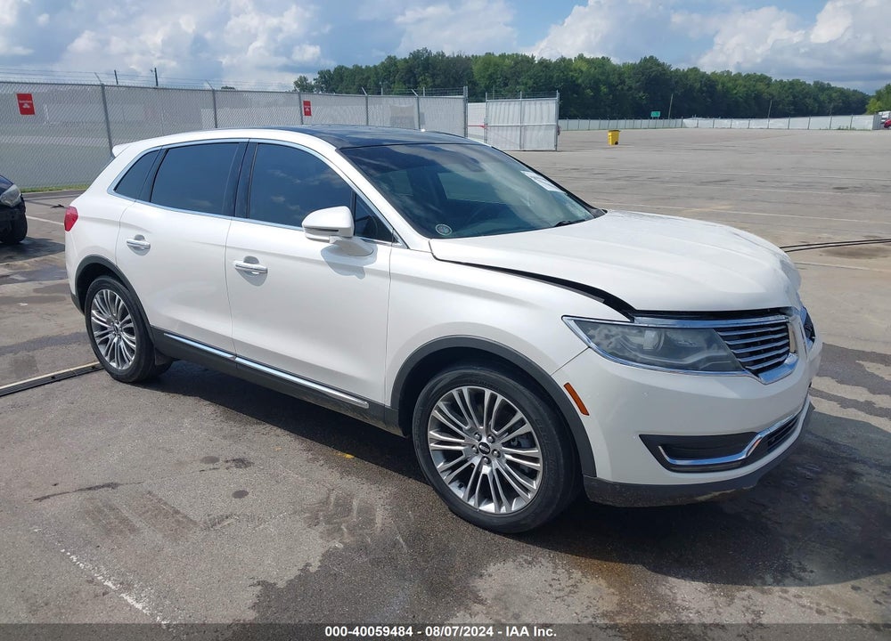 2016 LINCOLN MKX RESERVE VIN: 2LMTJ8LR3GBL35183