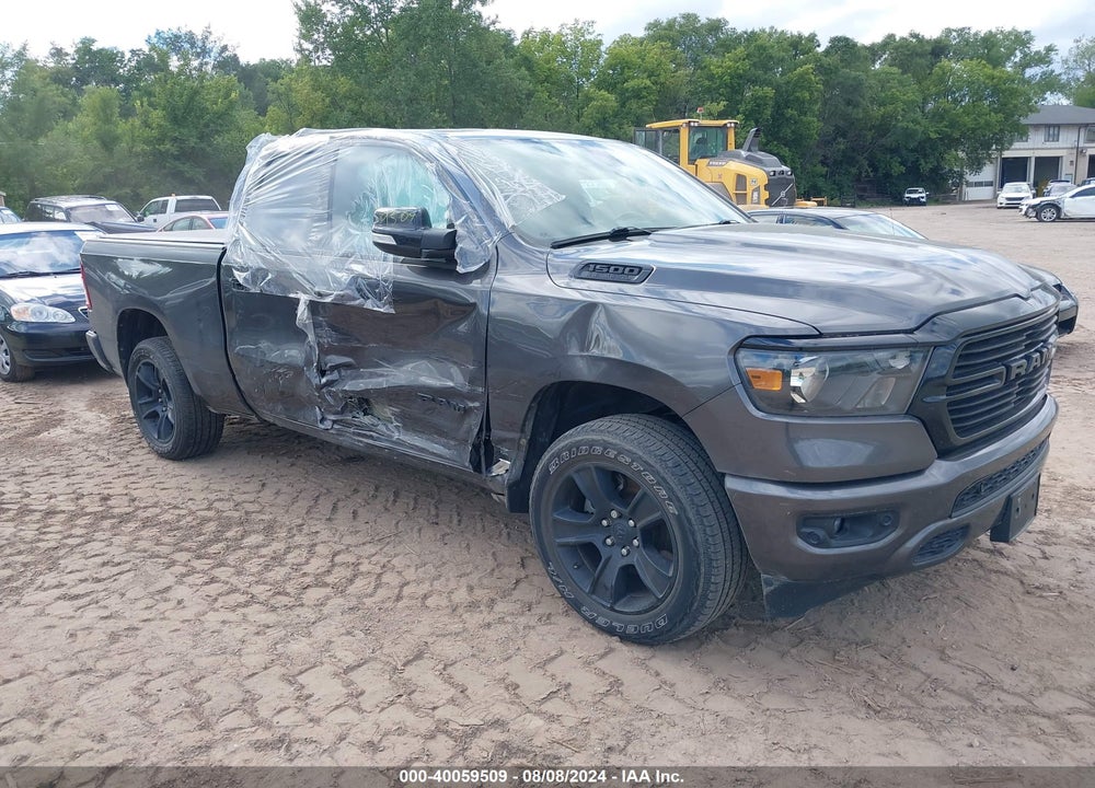 2021 RAM 1500 BIG HORN QUAD CAB 4X4 6'4 BOX VIN: 1C6SRFBTXMN784549