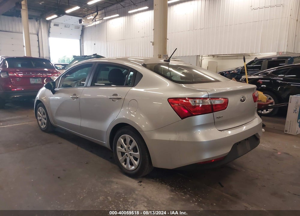 2016 KIA RIO LX VIN: KNADM4A36G6633757