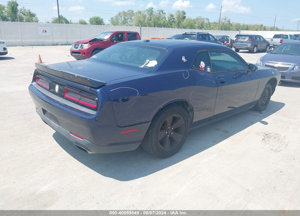 2015 DODGE CHALLENGER SXT VIN: 2C3CDZAG3FH758313