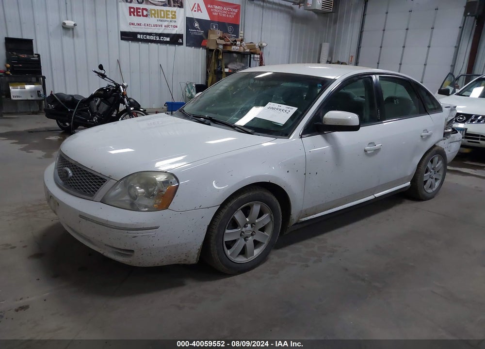 2007 FORD FIVE HUNDRED SEL VIN: 1FAHP24177G145136