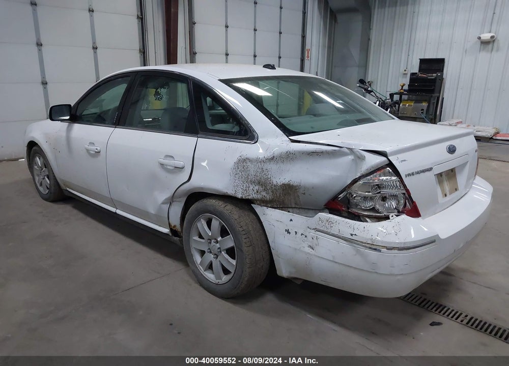 2007 FORD FIVE HUNDRED SEL VIN: 1FAHP24177G145136