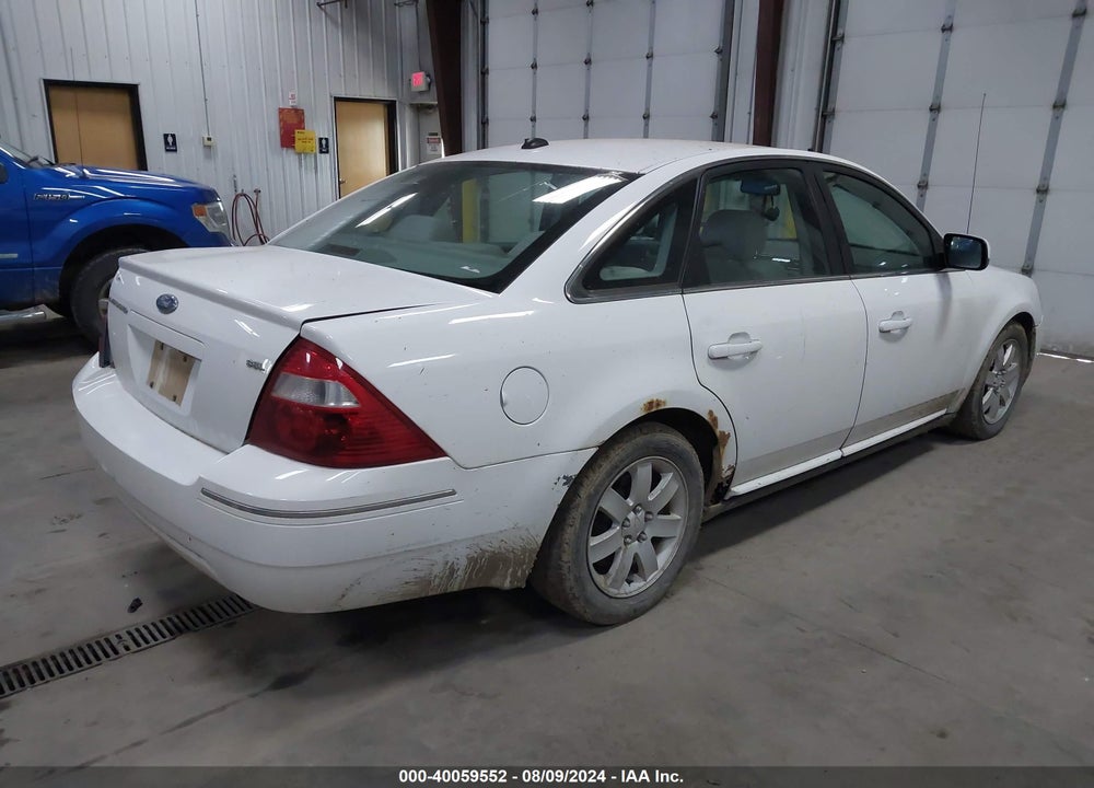 2007 FORD FIVE HUNDRED SEL VIN: 1FAHP24177G145136