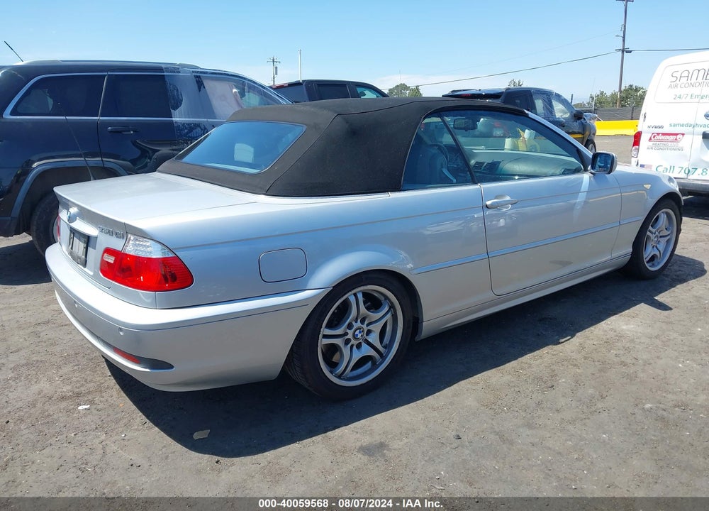 2004 BMW 330CI VIN: WBABW534X4PL47039