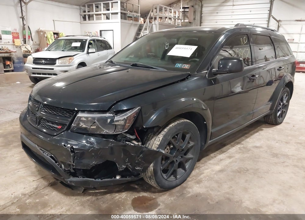 2014 DODGE JOURNEY SXT VIN: 3C4PDDBG3ET118462