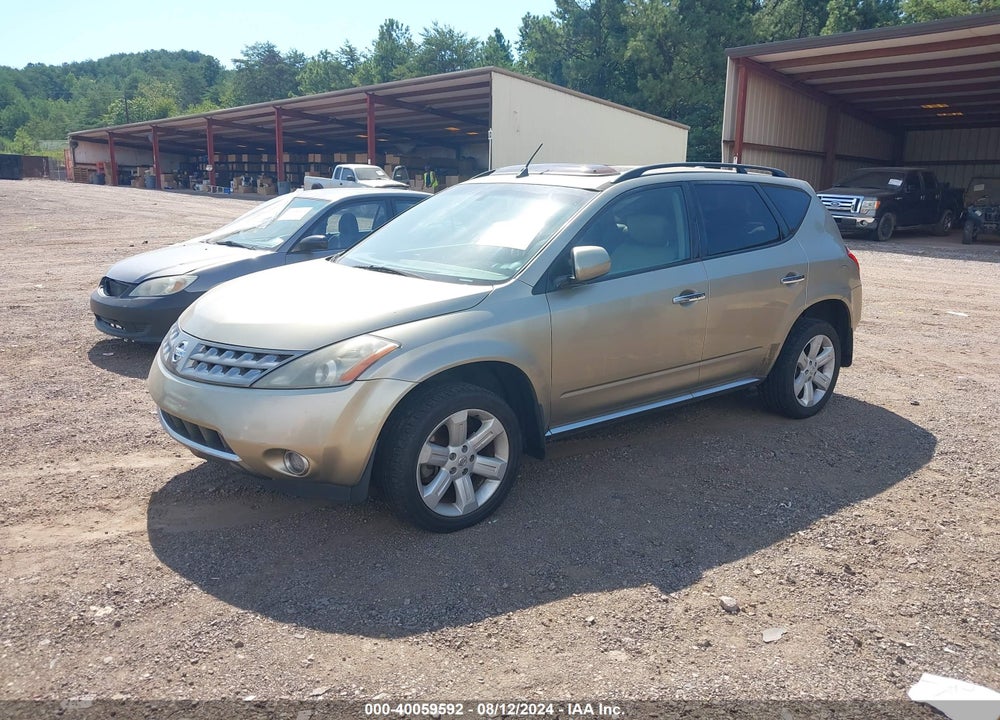 2006 NISSAN MURANO VIN: JN8AZ08T76W428831