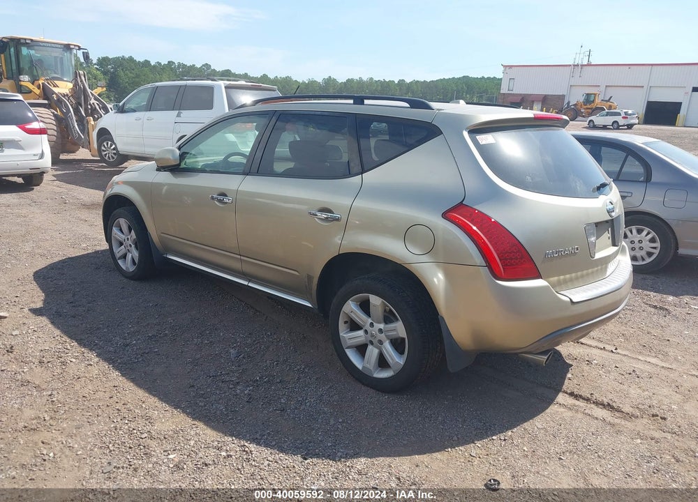 2006 NISSAN MURANO VIN: JN8AZ08T76W428831