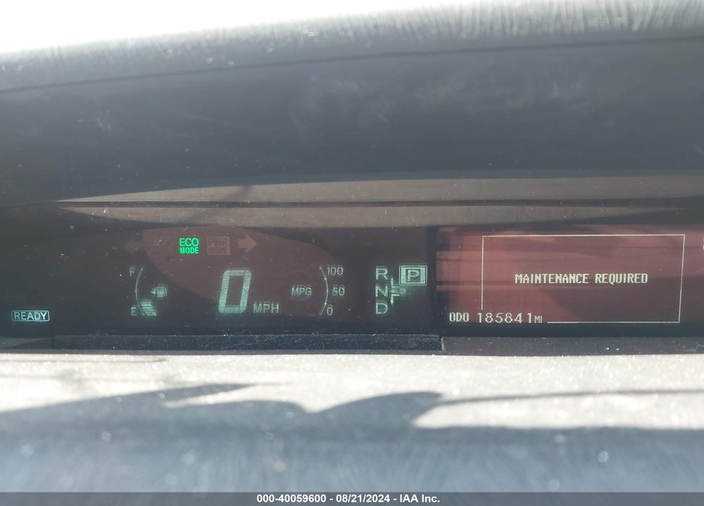 2013 TOYOTA PRIUS TWO VIN: JTDKN3DU8D1641079