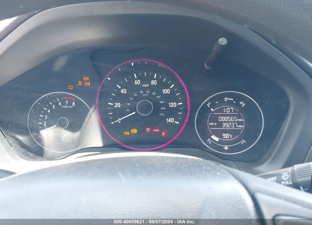 2017 HONDA HR-V EX VIN: 3CZRU6H57HM720333