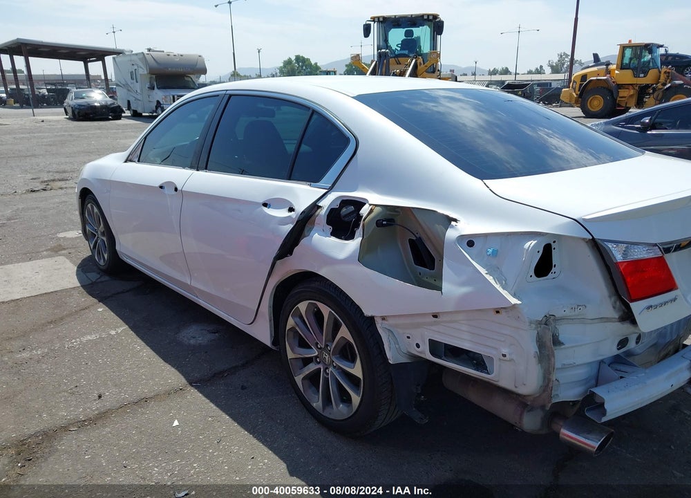 2014 HONDA ACCORD SPORT VIN: 1HGCR2F58EA129799