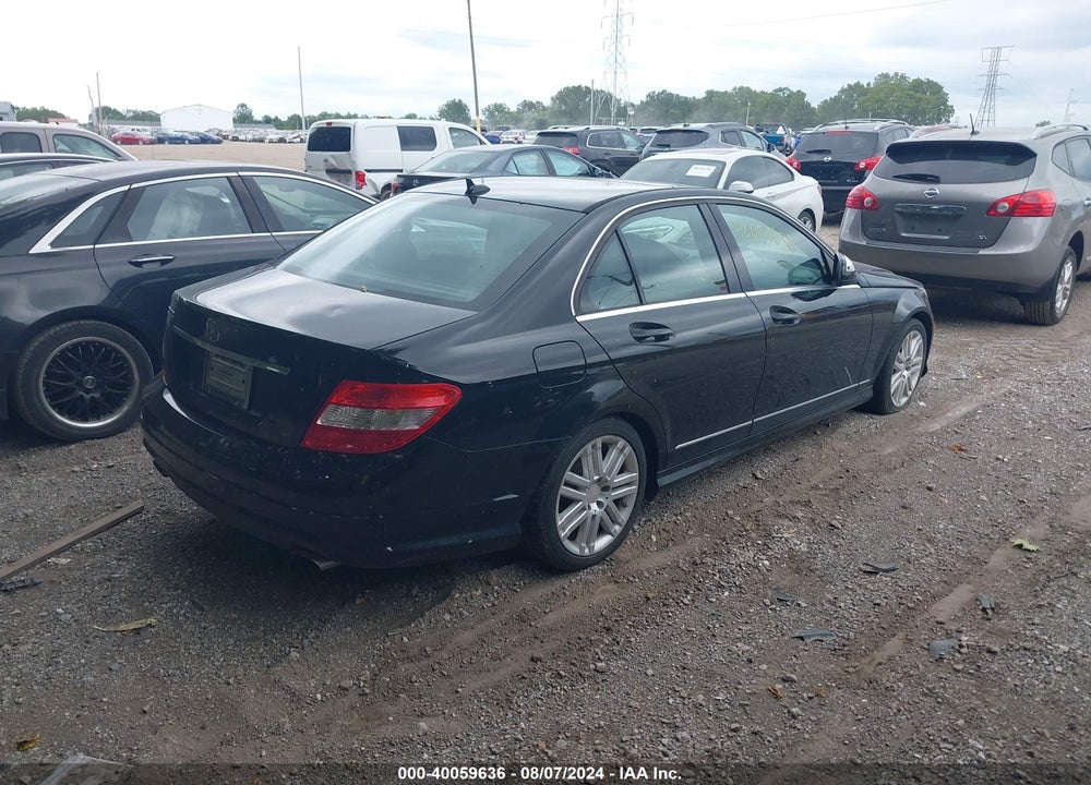2009 MERCEDES-BENZ C 300 LUXURY/SPORT VIN: WDDGF54X09R051174