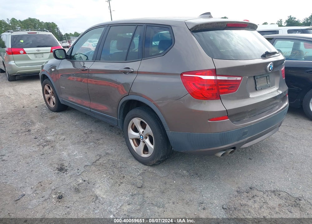 2011 BMW X3 XDRIVE28I VIN: 5UXWX5C50BL716259