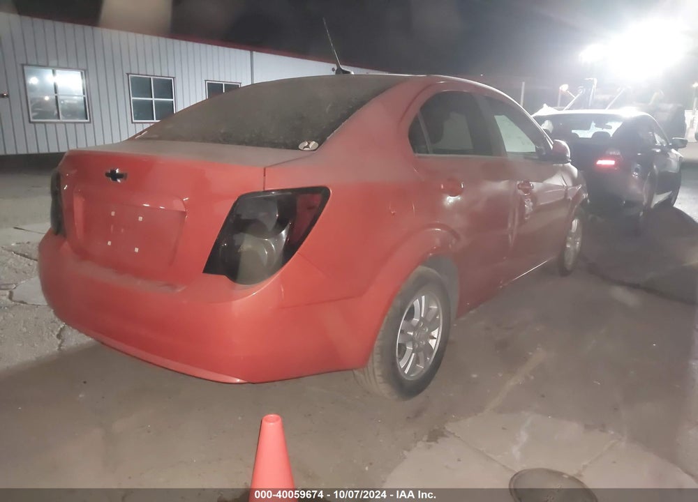 2012 CHEVROLET SONIC 2LS VIN: 1G1JA5SH8C4221935