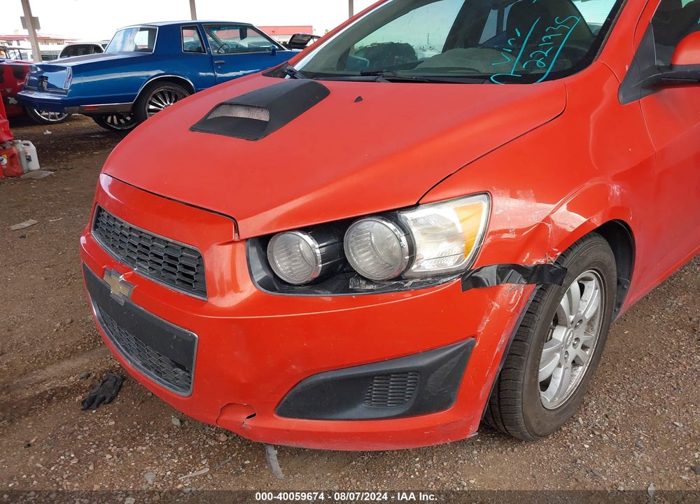 2012 CHEVROLET SONIC 2LS VIN: 1G1JA5SH8C4221935