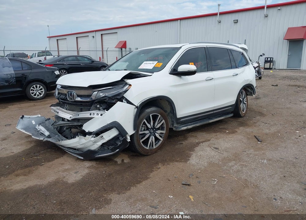 2021 HONDA PILOT AWD ELITE VIN: 5FNYF6H01MB037638