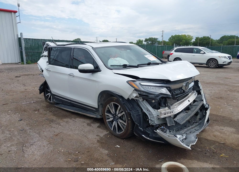 2021 HONDA PILOT AWD ELITE VIN: 5FNYF6H01MB037638