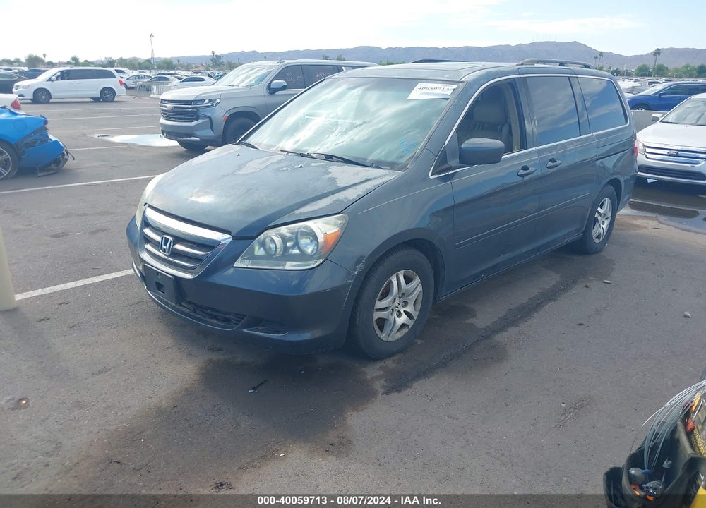 2006 HONDA ODYSSEY EX-L VIN: 5FNRL38706B002357