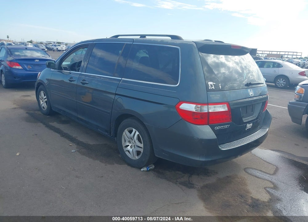 2006 HONDA ODYSSEY EX-L VIN: 5FNRL38706B002357