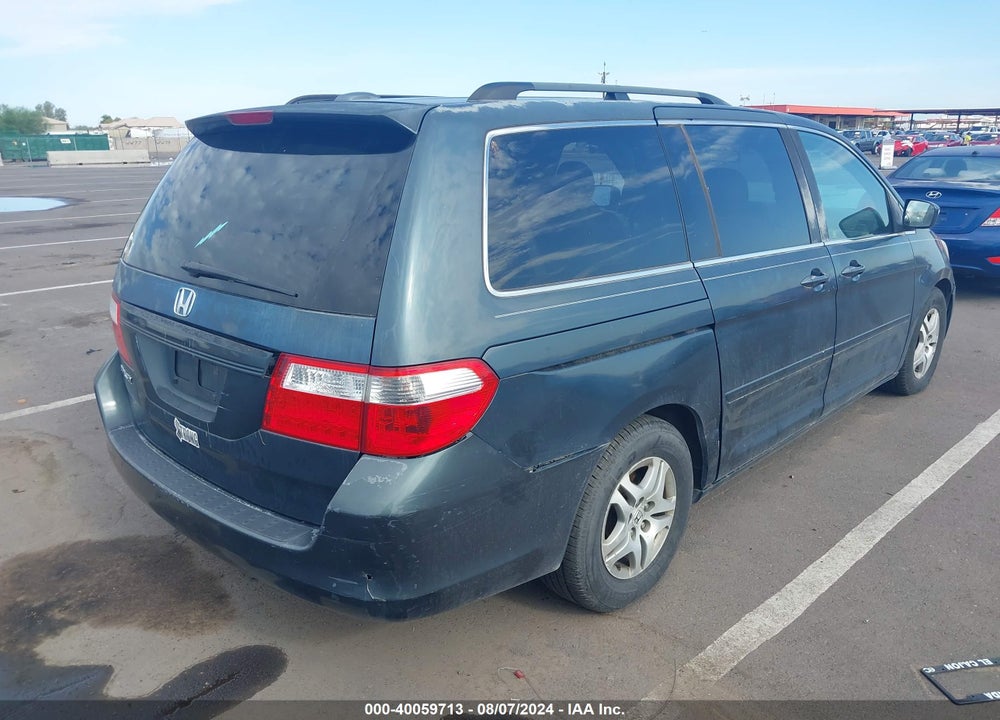 2006 HONDA ODYSSEY EX-L VIN: 5FNRL38706B002357