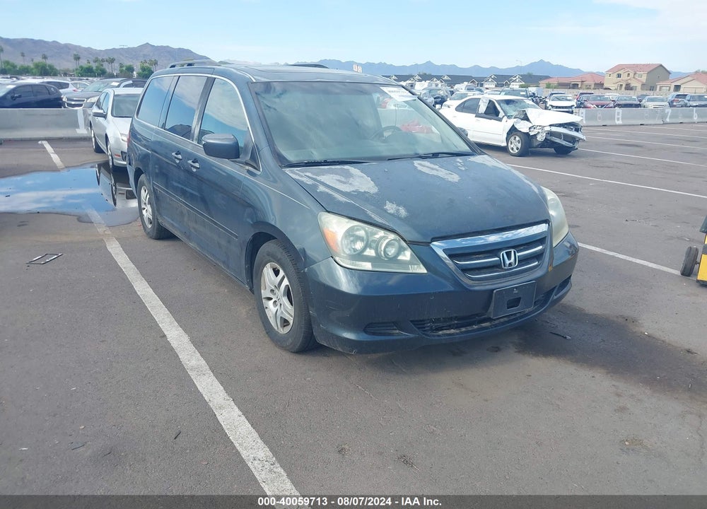 2006 HONDA ODYSSEY EX-L VIN: 5FNRL38706B002357