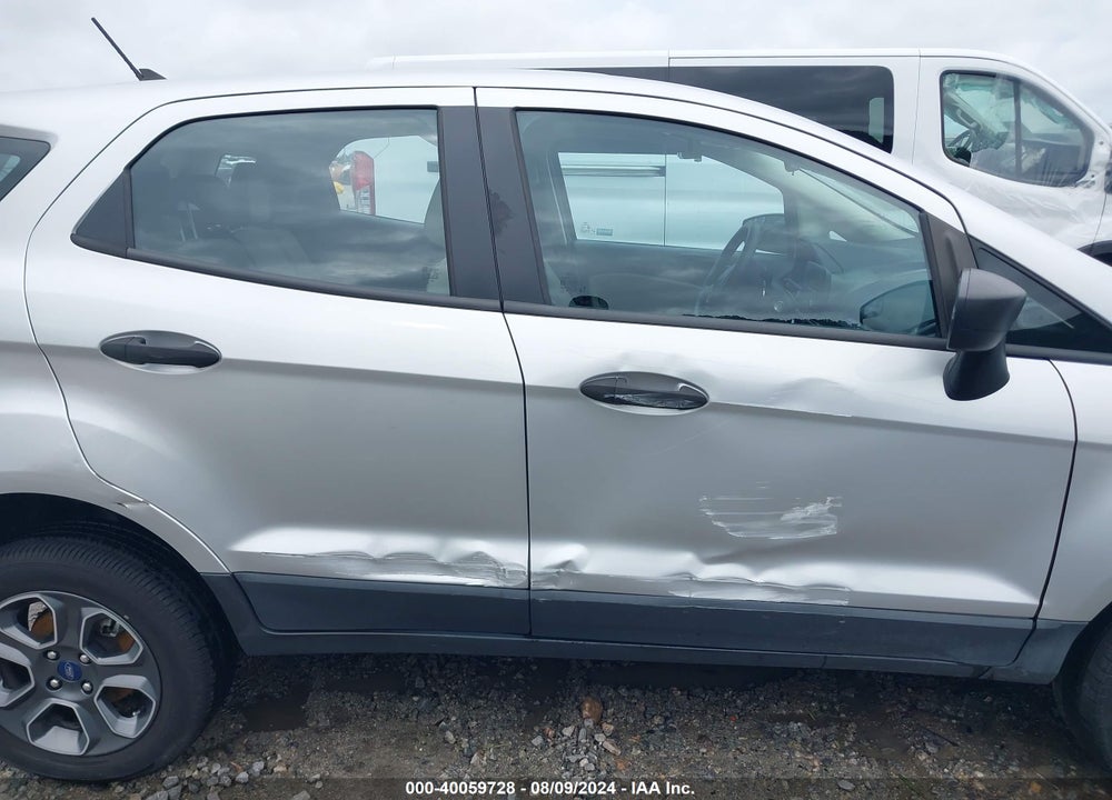 2020 FORD ECOSPORT S VIN: MAJ6S3FL0LC366444