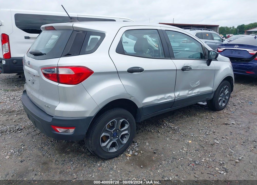 2020 FORD ECOSPORT S VIN: MAJ6S3FL0LC366444