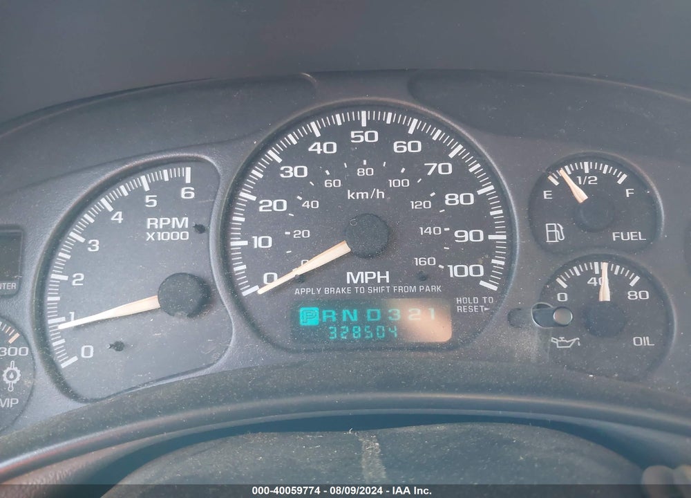 2002 CHEVROLET SILVERADO 1500HD LS VIN: 1GCGK13U62F225679