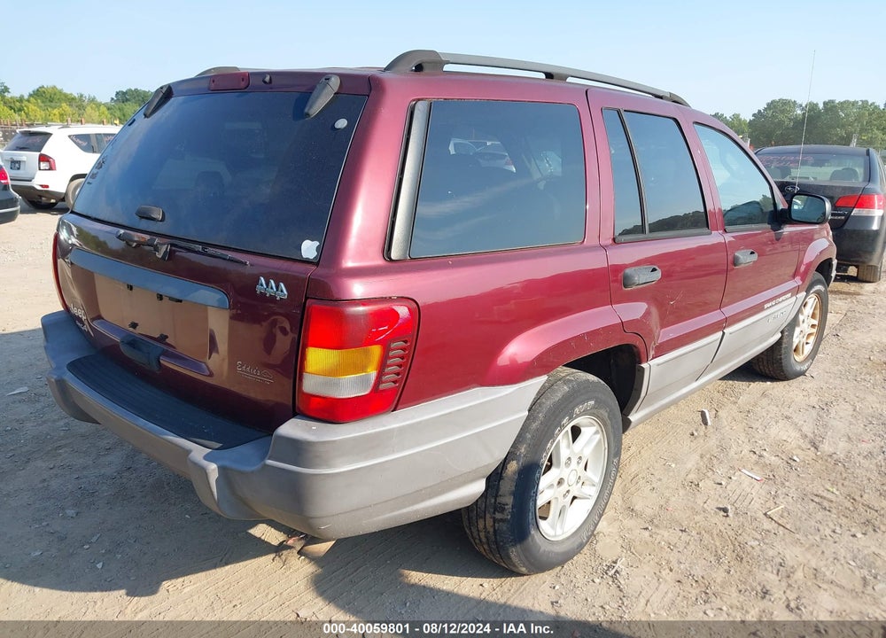 2003 JEEP GRAND CHEROKEE LAREDO VIN: 1J4GW48S03C543968