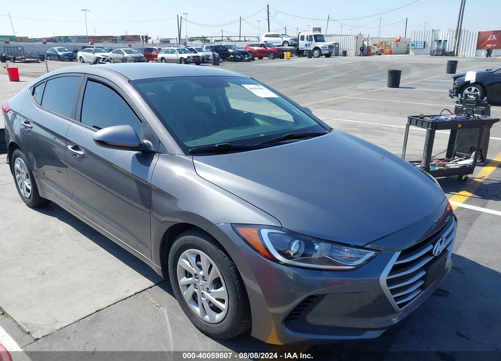2017 HYUNDAI ELANTRA VIN: KMHD74LF0HU065452