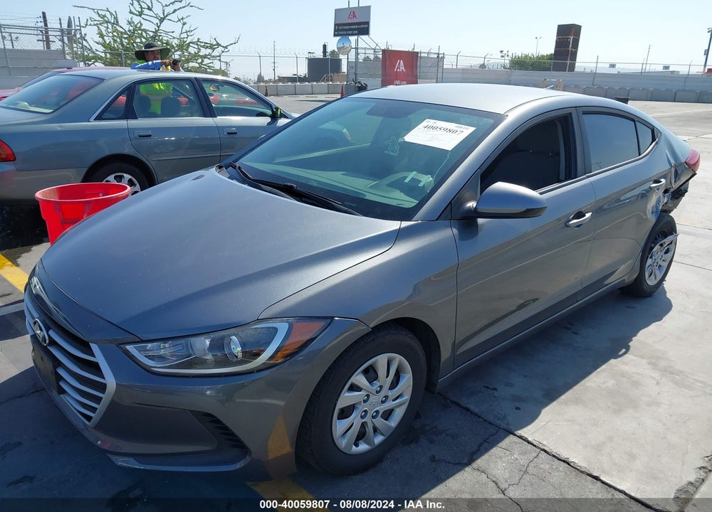 2017 HYUNDAI ELANTRA VIN: KMHD74LF0HU065452