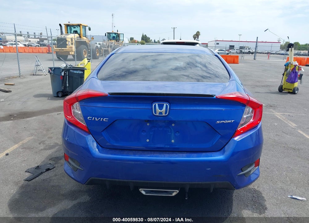 2019 HONDA CIVIC SPORT VIN: 2HGFC2F81KH601489
