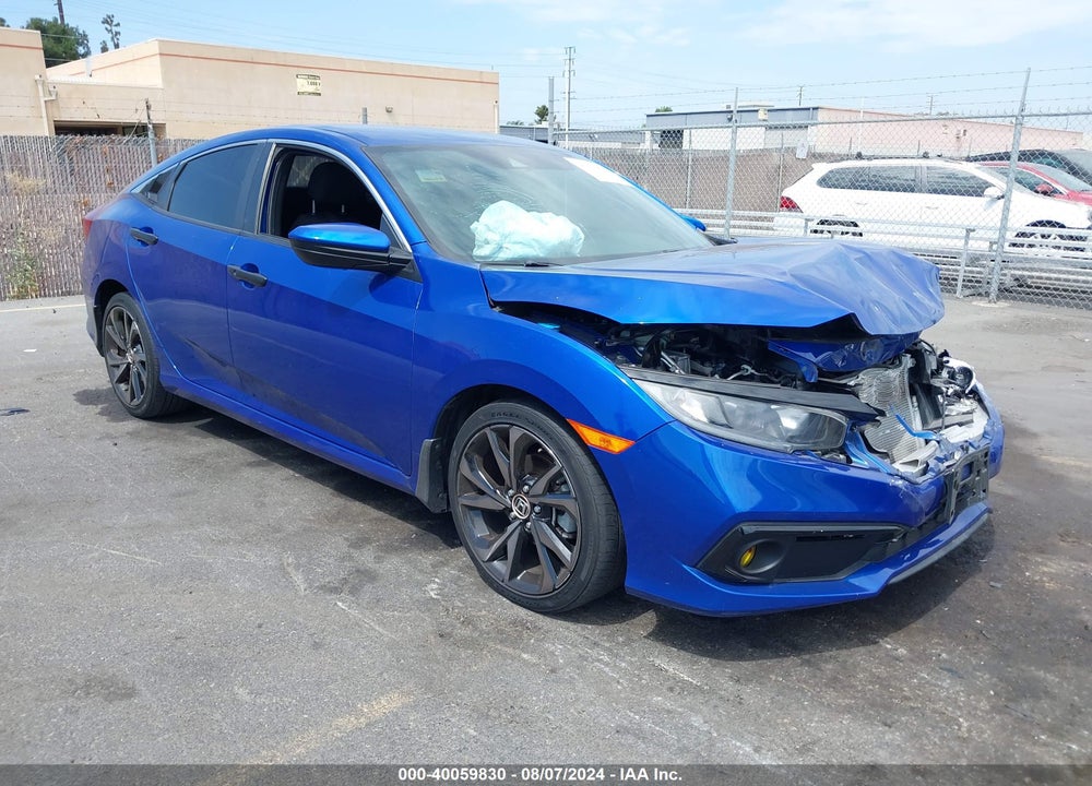 2019 HONDA CIVIC SPORT VIN: 2HGFC2F81KH601489