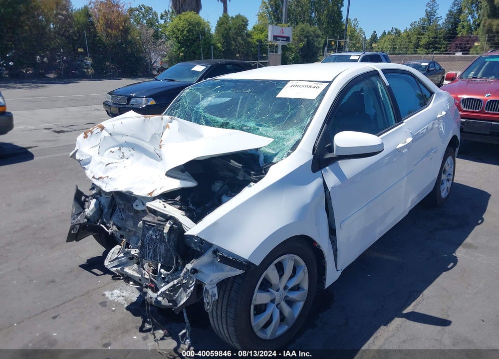 2015 TOYOTA COROLLA LE VIN: 2T1BURHE4FC241222