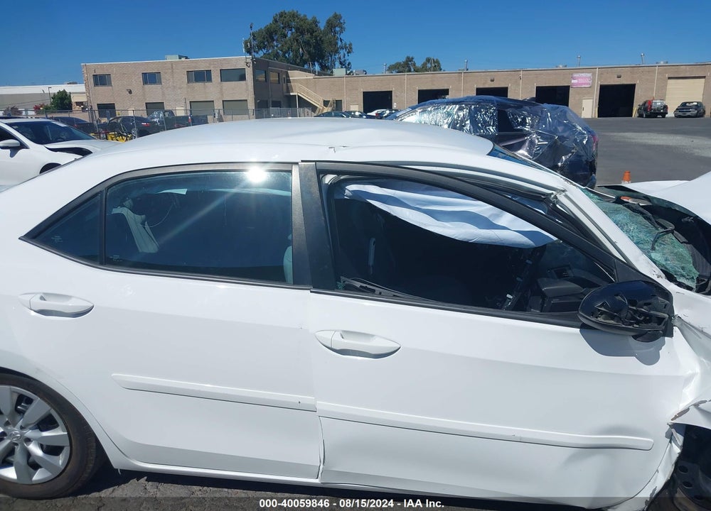 2015 TOYOTA COROLLA LE VIN: 2T1BURHE4FC241222