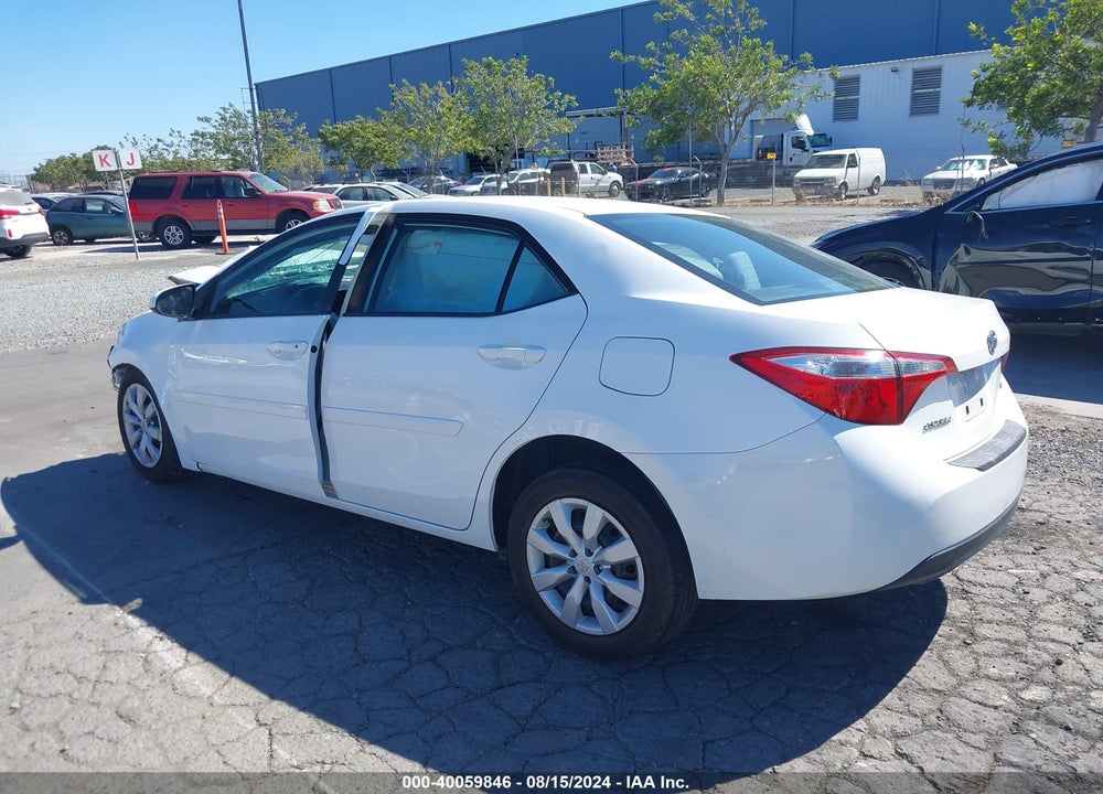 2015 TOYOTA COROLLA LE VIN: 2T1BURHE4FC241222