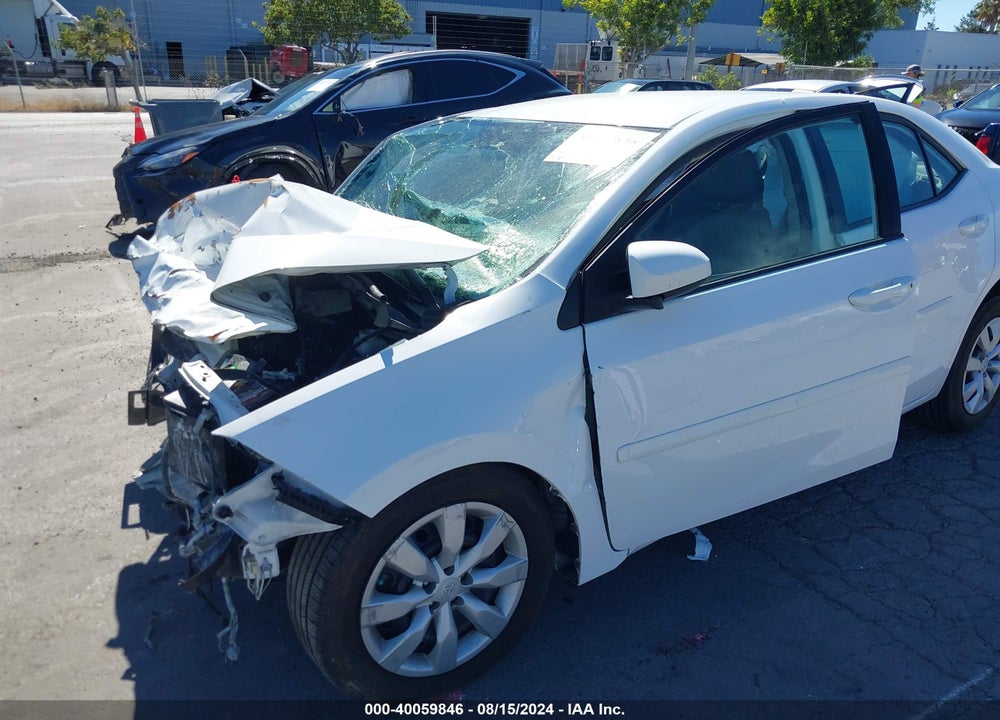 2015 TOYOTA COROLLA LE VIN: 2T1BURHE4FC241222