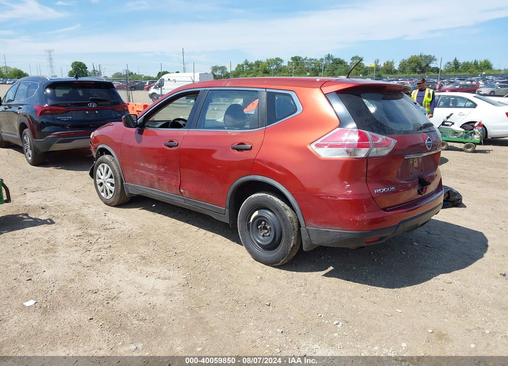 2016 NISSAN ROGUE S VIN: JN8AT2MT1GW001326