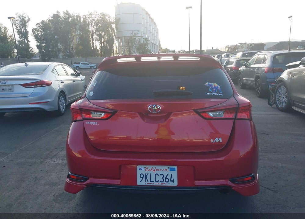 2017 TOYOTA COROLLA IM VIN: JTNKARJE6HJ534089