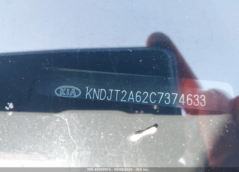 2012 KIA SOUL VIN: KNDJT2A62C7374633