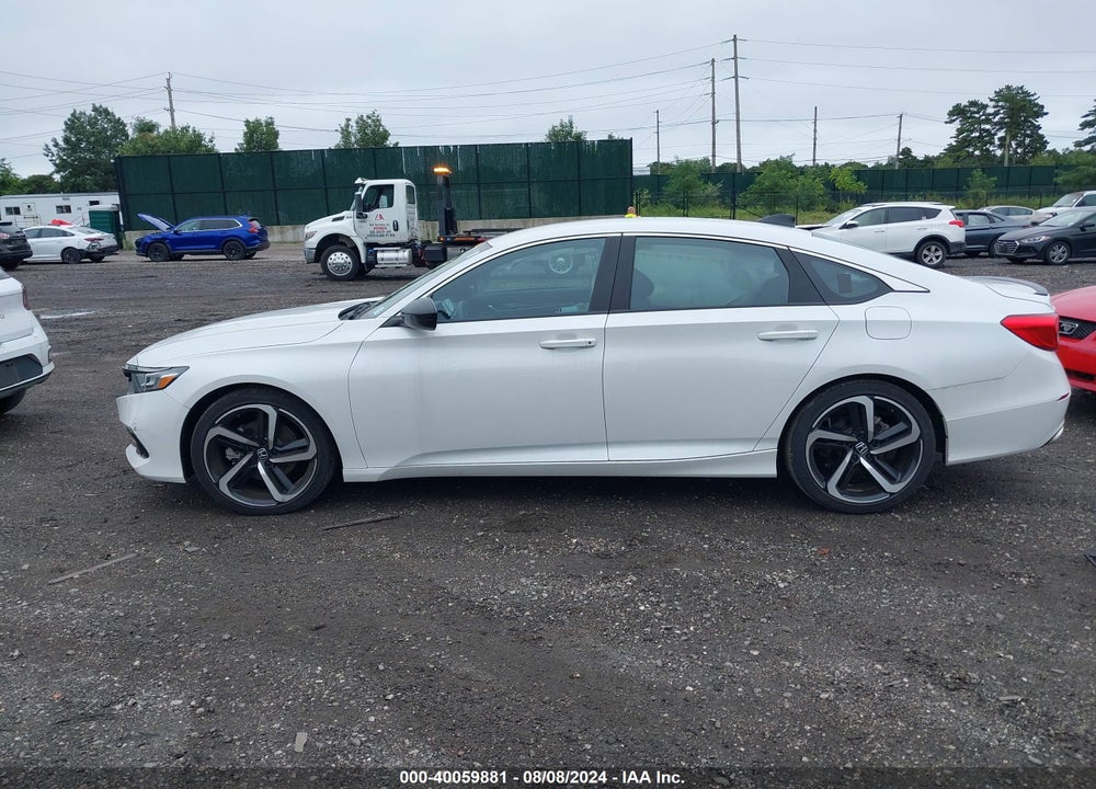 2022 HONDA ACCORD SPORT VIN: 1HGCV1F39NA043096