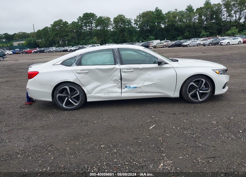 2022 HONDA ACCORD SPORT VIN: 1HGCV1F39NA043096