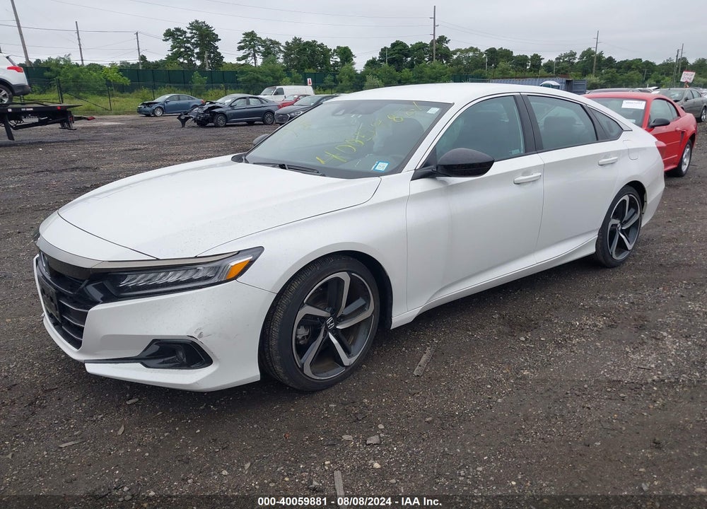 2022 HONDA ACCORD SPORT VIN: 1HGCV1F39NA043096