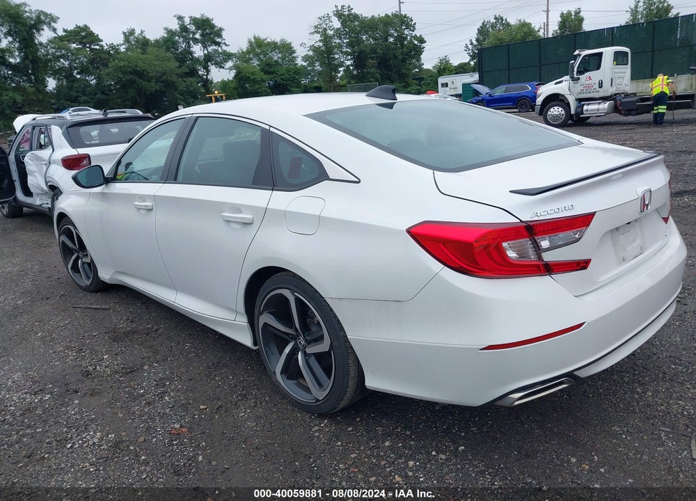2022 HONDA ACCORD SPORT VIN: 1HGCV1F39NA043096