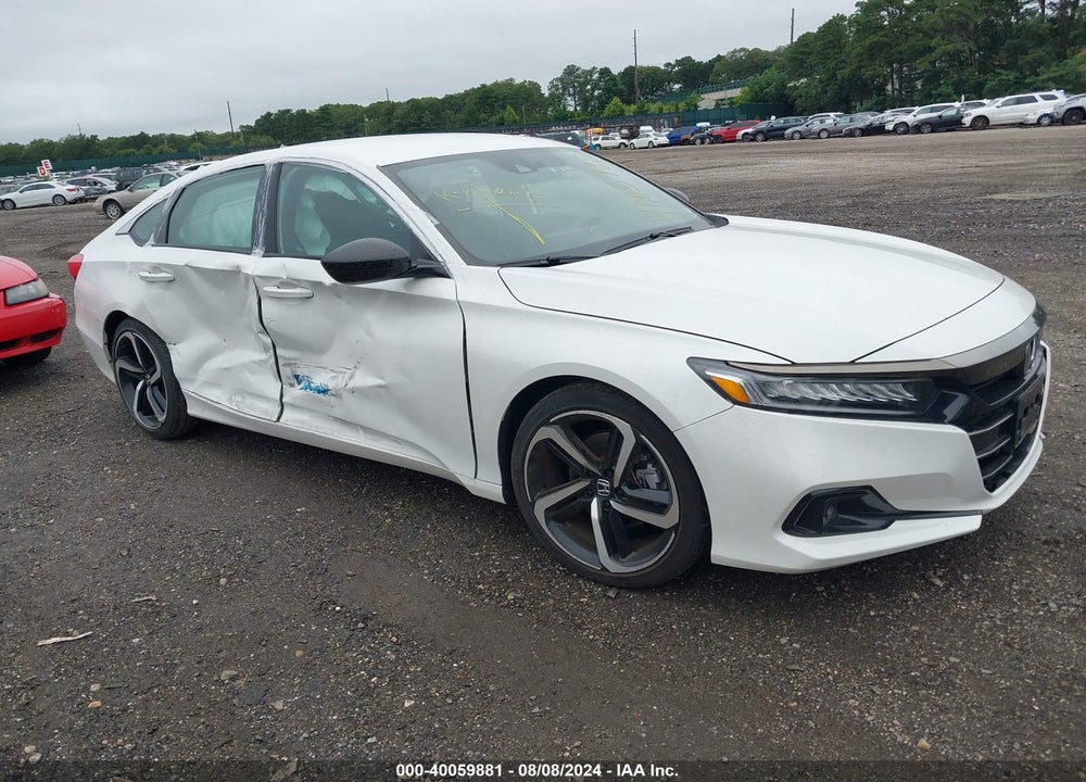 2022 HONDA ACCORD SPORT VIN: 1HGCV1F39NA043096